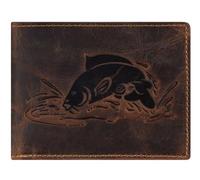 Greenburry Monedero Vintage Wallet Brown Karpfen marrón