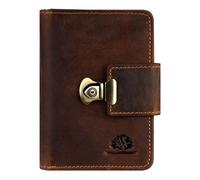 GREENBURRY monedero Vintage Wallet RFID Brown