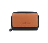 Greenburry Nappa Cartera Bloqueo RFID Piel natural 11 cm azul