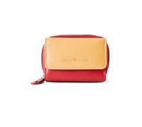 Greenburry Nappa Cartera Bloqueo RFID Piel natural 11 cm rojo
