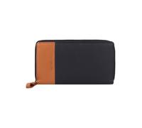 Greenburry Nappa Cartera Bloqueo RFID Piel natural 19.5 cm azul