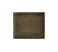 Greenburry Newport Cartera Bloqueo RFID Piel natural 11 cm verde oliva