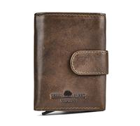 Greenburry Newport Cartera Bloqueo RFID Piel natural 9.5 cm marrón