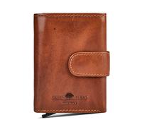 Greenburry Newport Cartera Bloqueo RFID Piel natural 9.5 cm marrón