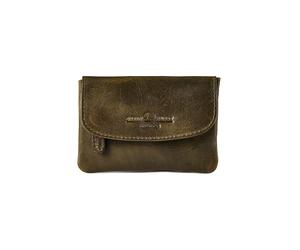 Greenburry Newport Estuche para llave Piel natural 10 cm verde oliva