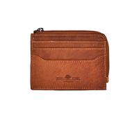 Greenburry Newport Tarjetero Bloqueo RFID Piel natural 10.5 cm marrón