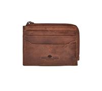 Greenburry Newport Tarjetero Bloqueo RFID Piel natural 10.5 cm marrón