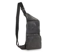 Greenburry Pure Black Bandoleras cuero 16 cm