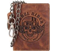 Greenburry Rebel Rider Billetera de cuero 11 cm marrón