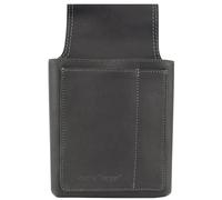 Greenburry Riñonera Vintage Negra - Cartera Camarero Piel 14,5 cm negro