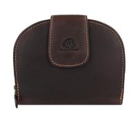 Greenburry Tornado Cartera Protección RFID Piel 14 cm marrón