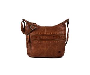 Greenburry Torro Lavado Bolsa de hombro Piel natural 35 cm marrón