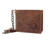 Greenburry Vintage 1705-DS-25 Monedero Billetera de Cuero RFID Safe con Bolsillo para Monedas