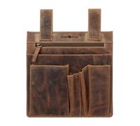 Greenburry Vintage Bolsa de herramientas Piel natural 23 cm marrón