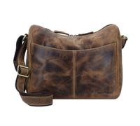 Greenburry Vintage Bolsa de hombro Piel 30 cm marrón