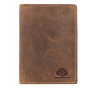Greenburry Vintage Carnet de identidad Bloqueo RFID Piel natural 9 cm marrón