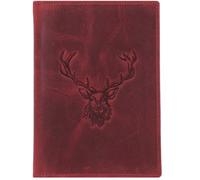 Greenburry Vintage Carnet de identidad Piel natural 12.5 cm rojo
