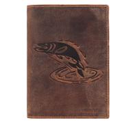 Greenburry Vintage Carnet de identidad Piel natural 12 cm marrón
