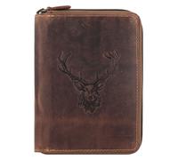 Greenburry Vintage Carnet de identidad Piel natural 16 cm marrón