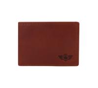 Greenburry Vintage Cartera Bloqueo RFID Piel natural 12.5 cm marrón