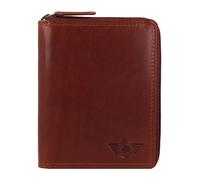 Greenburry Vintage Cartera Bloqueo RFID Piel natural 12.5 cm marrón