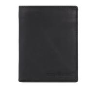 Greenburry Vintage Cartera Bloqueo RFID Piel natural 12.5 cm negro