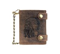 Greenburry Vintage Cartera Piel natural 12.5 cm marrón
