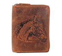 Greenburry Vintage Cartera Piel natural 12.5 cm marrón