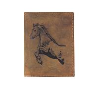 Greenburry Vintage Cartera Piel natural 12 cm marrón