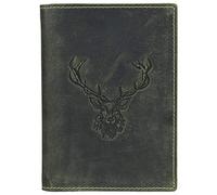 Greenburry Vintage Hirsch Porta pasaporte piel 12 cm