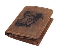 Greenburry Cartera Vintage Jabalí Cuero 9,5 cm marrón