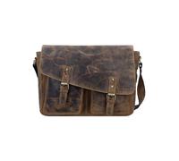 Greenburry Vintage Mensajero Piel natural 40 cm Compartimento para el portátil marrón