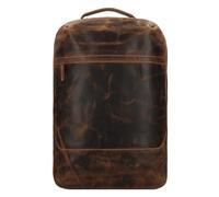 Greenburry Vintage mochila de viaje de cuero 48 cm compartimento para portátil marrón