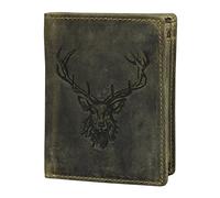 Greenburry Vintage Monedero diseño Ciervo piel 9,5 cm