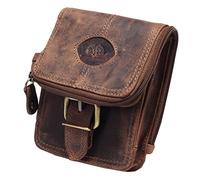 Greenburry Riñonera Vintage Piel 14,5 cm marrón