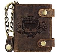 Greenburry Vintage Skull Monedero piel 10 cm