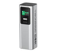 Greencell PowerPlay Ultra Powerbank 25200 mAh 140 W, USB-C PD, carga rápida para ordenador portátil, MacBook, iPhone 16/15/14 Pro Max, pantalla LCD, cargador externo para dispositivos con alto consumo