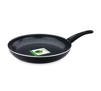 GreenChef Sartén Antiadherente de Aluminio Forjado con Revestimiento de Cerámica, Apto para Todo Tipo de Cocinas, Inducción, Horno y Lavavajillas, 30 cm, Negra