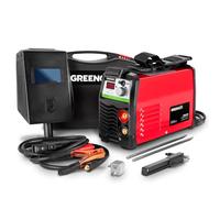 GREENCUT MMA200 Soldador Inverter eléctrico Potencia 25A 220-240V Tecnología IGBT Electrodos de 2.5-3.2mm Accesorios incluidos : Guantes y Delantal.