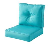 Greendale Home Fashions SC7830 Sunbrella - Juego de Cojines Profundos para Asiento Profundo, 2 Piezas, Aruba