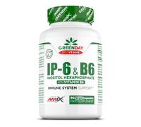 GreenDay® ProVegan IP-6 & B6 - 90 cápsulas vegetales - Inositol Hexafosfato (IP-6) con Vitamina B6 - Apoyo al sistema inmunitario y sistema nervioso - Fórmula vegana