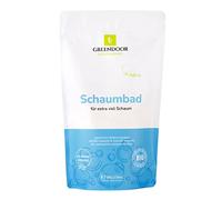 GREENDOOR Baño de espuma natural orgánico 500 g concentrado en polvo para piel relajada aterciopelada, aroma suave, para mujeres, hombres, niños, con aceite de jojoba orgánico, sal marina, cosméticos