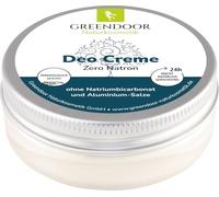 Greendoor Crema desodorante vegana, sin bicarbonato de sodio y natrón, 50 ml, para pieles sensibles, con salvia, cosmética natural, discreta