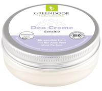 GREENDOOR Desodorante Crema Sensitive 50 ml, desodorante natural vegano sin perfume y sin aluminio