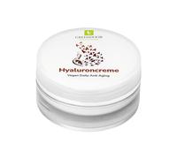 Greendoor Hyaluron Crema vegana 50 ml Cristal Tachuelas Anti Aging straffende Crema Hidratante Crema Hialurónica Natural Ácido Hialurónico Crema de día & Crema de Noche Cara Cuello escote, Natural