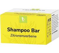 GREENDOOR Naturkosmetik Champú Bar de verbena de limón, 75 g, vegano, champú suave sin siliconas para todo tipo de cabello, con manteca de karité orgánica y aloe vera, cuidado natural del cabello