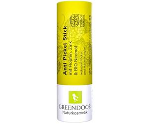 GREENDOOR stick granos 10g, ayuda aguda para granos y rojeces de la piel, con aceite de neem bio, ayuda rápidamente, práctico para llevar, fórmula natural de alto rendimiento contra la piel manchada