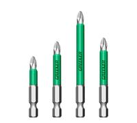 Greener - Juego de brocas de destornillador antideslizante, portátil, de alta precisión, accesorios para el hogar, extractor, 50/65/70/90 mm, 4 unidades