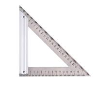 Greener - Regla triangular de 120 mm/180 mm, ángulo inoxidable, transportador de 90 grados, para carpintería y herramientas de medición