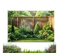 Greenery Backdrop For Wall,7x5ft Lawn Background - Nature Photo Booth Backdrop | Ideal For Homeowners Renters Home Apartment Office Restaurant Coffee Shop School Wedding Birthday Backyard